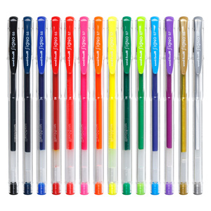 日本uni三菱um-100中性笔三菱um100水笔签字笔uni-ball三菱拔盖笔