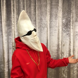 月亮面具头套cos外星人海盗船长演出月老动漫绿巨人怪人搞笑道具