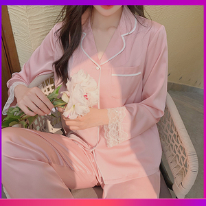 刺绣睡袍性感睡裙丝绸可外穿浴袍女人粉色真丝睡衣女夏港城购小铺