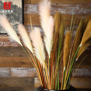 5米大芦苇干花网红草芦苇花花束落地假花装饰品摆设仿真花