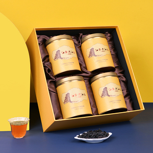 新品日春茶叶红方【大红袍605】250g礼盒装武夷山大红袍岩茶乌龙