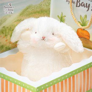 海湾兔bunnies by the bay白色小兔子毛绒玩具生日礼物女玩偶公仔