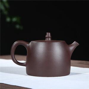 紫砂壶 宜兴汉铎茶壶 原矿紫泥礼品功夫套装徐方怀收藏450cc