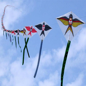 卡通连串小型串风筝菱形串微风风筝好飞潍坊风筝北京店儿童风筝