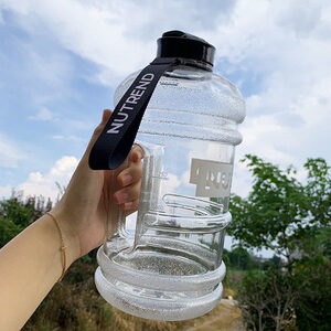 健身水壶2l刻度运动水桶水杯升大容量一天喝水量杯子水瓶便携款男