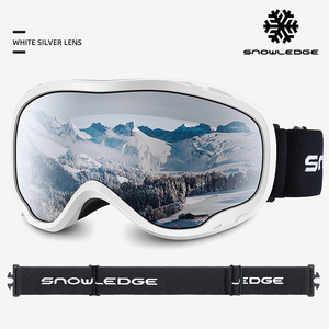 snowledge球面滑雪镜双层防雾卡近视眼镜成人男女户外防风护目镜