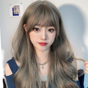 倾慕 假发女夏长发长卷发大波浪自然全头套 lolita潮色发型假发套