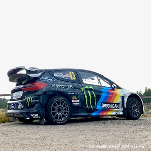 陈皮模型rc车壳wr8 km拉力1/7 1/8仿真涂装车贴拉花贴纸