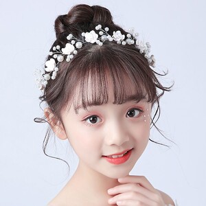 儿童头饰头花花环发带女童发饰韩国公主女孩发箍百搭花童演出饰品