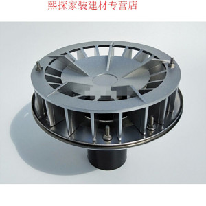 定制虹吸雨水斗110不锈钢304混泥土钢结构天沟落水斗屋面排水配件