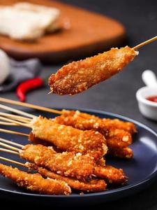 鸡排小串鸡胸肉烧烤铁板油炸夺命小肉串食材冷冻半成品商用1000串