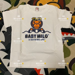 日本代购 bape kids bape童装驾驶员猴子t恤 上衣不退换 实物为准