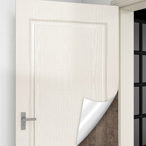 加厚门贴纸整张木门翻新自粘贴门上壁纸旧门改造翻新全包木纹贴纸