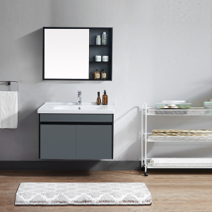 浪鲸卫生间小户型实木简约轻奢洗漱台洗手盆洗脸盆柜组合浴室柜