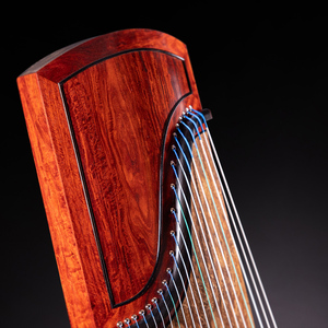 炫光古筝琴瑟和鳴n601整挖筝60年级别日本桐木印度小叶紫檀木