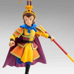 央视正版授权99版西游记 孙悟空猴哥齐天大圣1:12超可动人偶模o