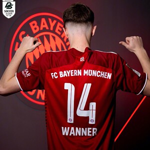 欧冠拜仁慕尼黑球员版球衣主场莱万 穆勒 基米希足球服正品gm5308