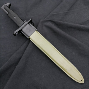 珍藏版二战美军m1枪刺军刺户外直刀防身刀具野外战术刀具刀套刀鞘