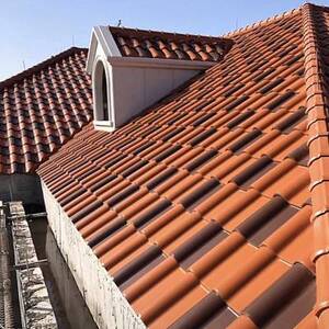 欧式别墅大波罗蔓瓦琉璃瓦屋面瓦房顶西式s瓦罗曼瓦片全瓷陶土瓦