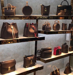 新款lv&h0水桶圆饼盒子老花麻将蒙田薯条mini枕头购物袋斜挎女包