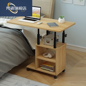 多功能隐形午休床书柜一体家用书房办公室折叠床伸缩书桌北欧带灯