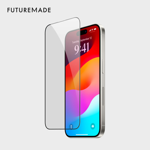 FUTUREMADE 适用苹果iPhone15ProMax手机保护膜定制3D热弯弧边全屏覆盖无白边ip15高清0.33mm钢化膜防指纹
