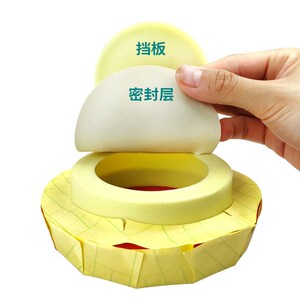 马桶法兰圈密封圈通用防臭加厚坐便器底部防反水橡胶垫圈下水配件