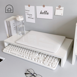 IKEA宜家电脑架宿舍笔记本台式显示器架子办公桌面神器书桌收纳置