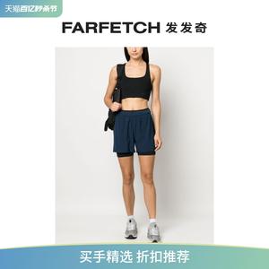 ROSSIGNOL金鸡女士反光logo印花运动短裤 FARFETCH发发奇