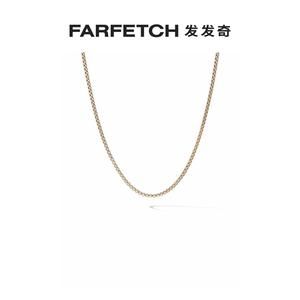 David Yurman女士18K黄金 Box Chain 项链FARFETCH发发奇