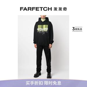 VTMNTS男士条形码贴花直筒牛仔裤FARFETCH发发奇