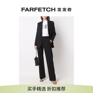 Dsquared2女士D2次方 两件式阔腿西装套装FARFETCH发发奇