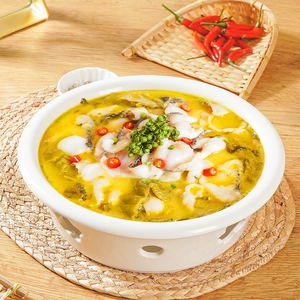 【新品】味知香快手菜金汤酸菜鱼450gx3盒半成品菜预制菜黑鱼片