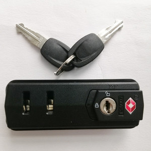 行李箱密码锁tsa007 yif海关锁旅行箱包密码锁拉杆箱锁701钥匙锁