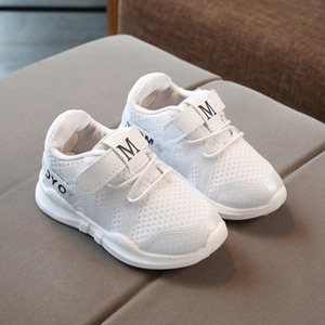 1到6周岁半儿童鞋子5小孩4男女童3男女孩2春天童装网鞋白色穿的单