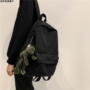 书包两用双肩斜挎黑色系轻便便携霸气青少年好看软妹校园风女