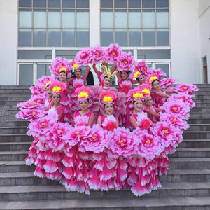 舞蹈道具手拿花 花朵 手持梅演出儿童表演上幼儿园故事牡丹葵花