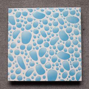 300地砖厨房浅绿浅蓝水滴抛晶砖x300厨卫游泳池鹅卵石小阳台瓷砖