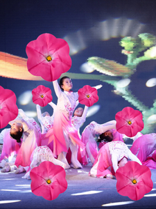 舞蹈道具喇叭花幼儿园表演道具手拿花运动会入场道具演出花跳舞花