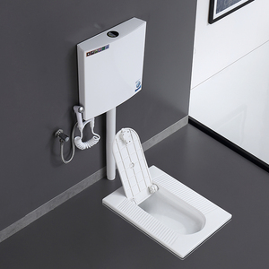 和成卫浴hcg家用陶瓷蹲便器冲水箱套装整套大便器防臭蹲厕蹲坑便