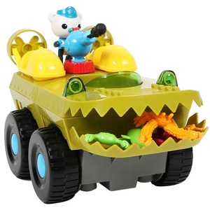 短纵队小过礼品男孩玩具圣诞中队家家舰艇套装儿童短吻鳄艇海底