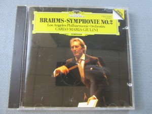西德版  勃拉姆斯 第2交响曲 Giulini 朱里尼指挥 磨砂盒 高3500