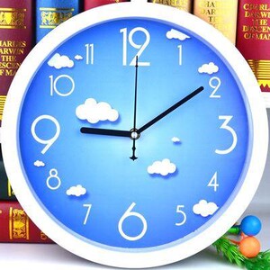 静音时尚简易电子表家用创意挂钟简单客厅古典办公室简约挂墙