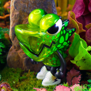 日本购泡泡玛特变色龙盲盒二代2弹玩具温变公仔车载手办摆件