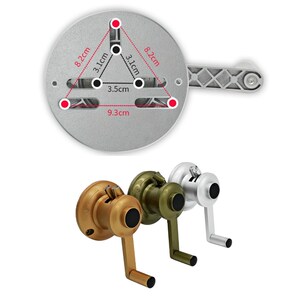 阳台自动升降晾衣架手摇器手摇把双杆式凉衣杆衣架摇把手通用配件