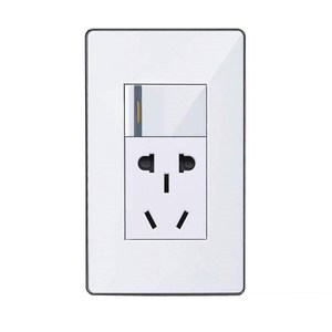 幸福永固120型开关插座老式一开通用孔二三插长方形小五6070面板