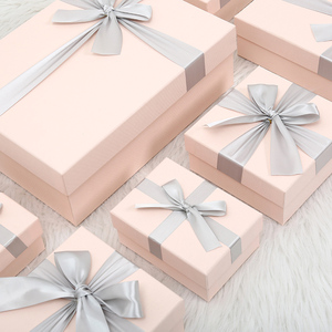 礼品盒礼物盒子大号喜糖盒口红化妆品清新粉色伴娘包装礼盒空盒