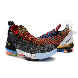 官方正品施耐克詹姆斯16代联名气垫鸳鸯男鞋士兵篮球鞋高帮运动鞋