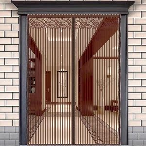 防蚊门帘纱门入户门夏季纱网防蝇帘家用夏天防虫进户大门高档磁性