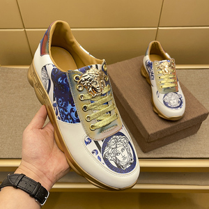 欧洲官方旗舰店站美杜莎男士鞋子正品牌子潮牌真皮休闲运动跑步鞋